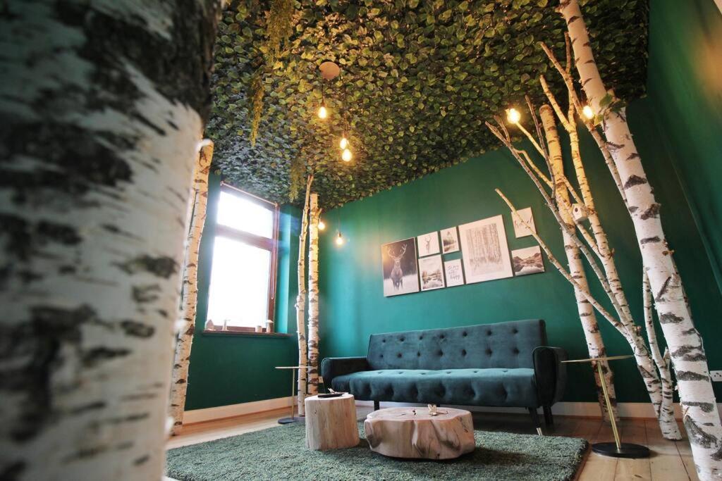 Secret Hideaways Wood Lodge Mit Kinderzimmer Messe L City L Flughafen L Hbf Duisburg Eksteriør billede